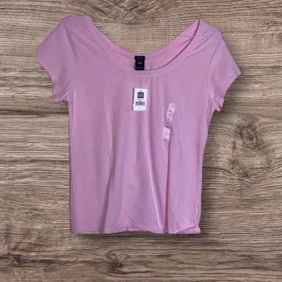 GAP NEW WOMENS PINK SHIRT TOP TSHIRT TEE SUMMER CASUAL SHIRTS TOPS TEES SIZE L - Picture 1 of 10